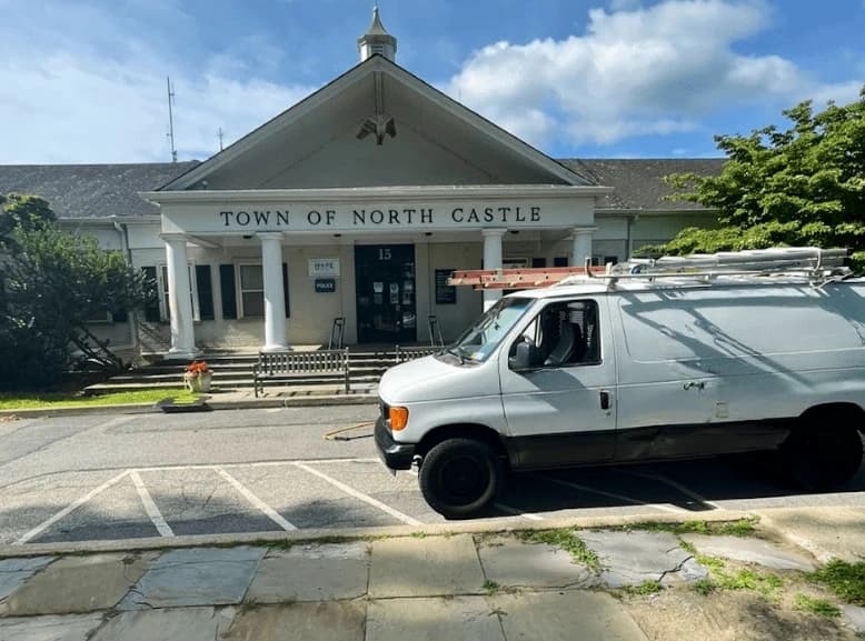 East Cleveland Power Washing commercial cleaning team at work in East Cleveland business district