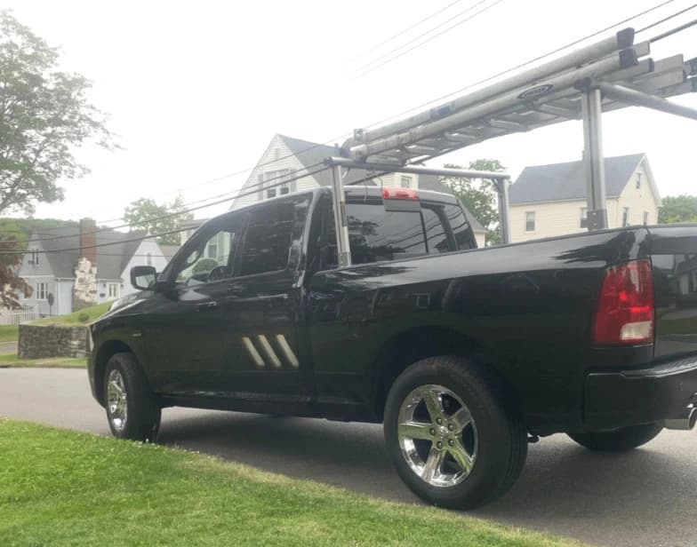 Fleet vehicle cleaning service being performed by East Cleveland Power Washing in East Cleveland